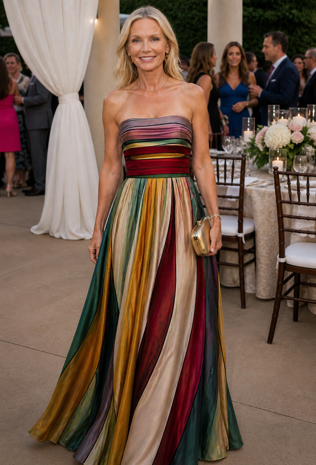 Stella & Grace™ | Chic Strapless A-Line Dress for Effortless Elegance