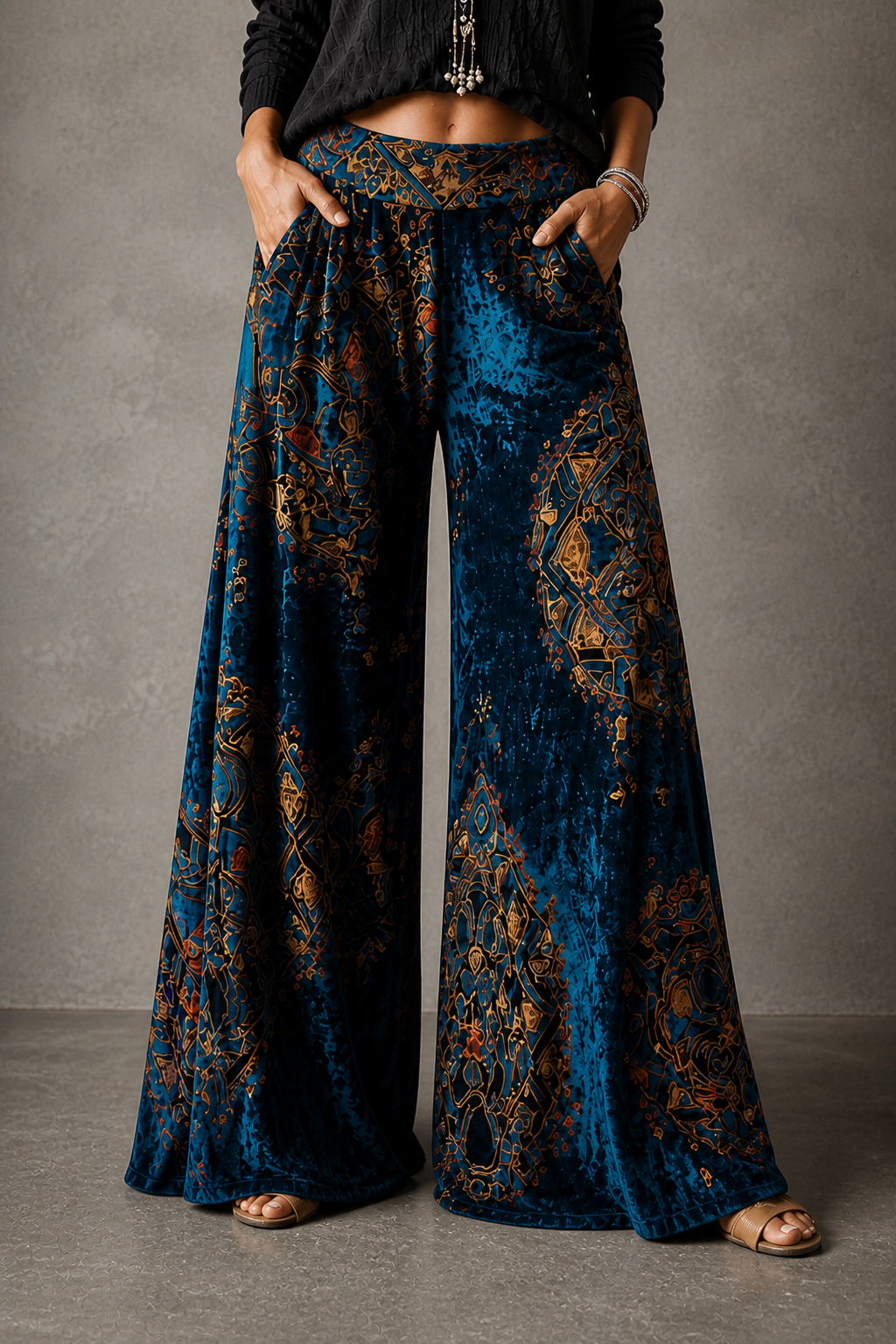 Maude - Coastal Boho™ Relaxed Wide-Leg Pants