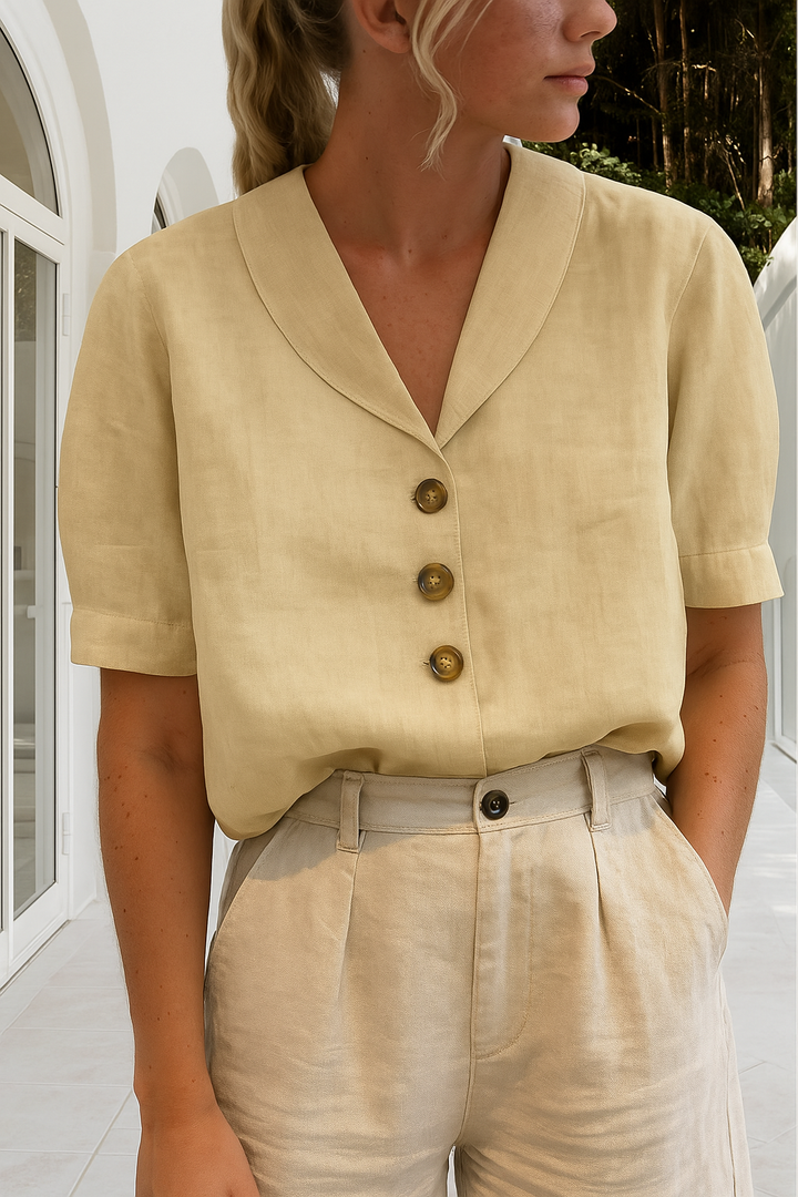 Frida | Women's T-Shirt with Buttons