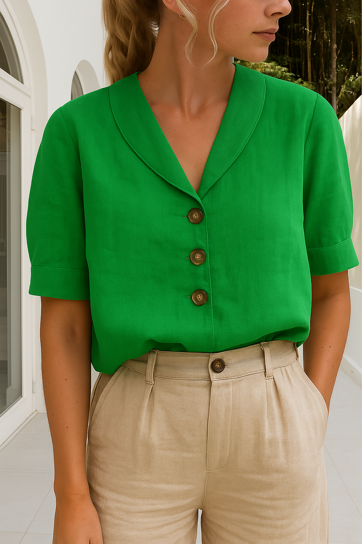 Frida | Women's T-Shirt with Buttons