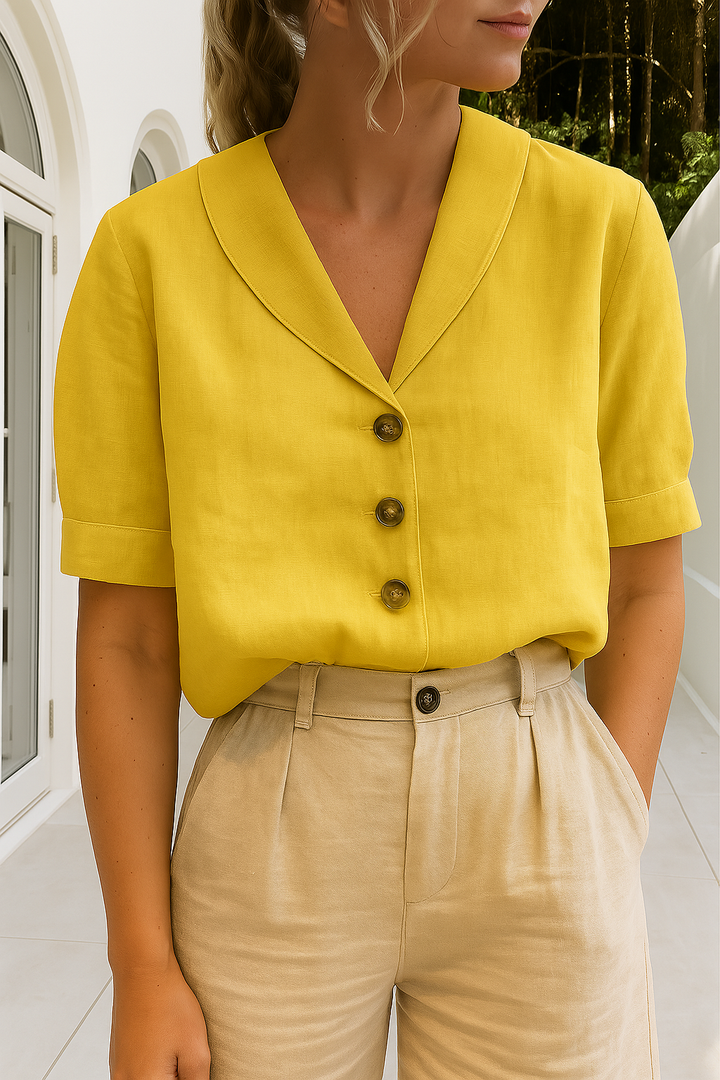 Frida | Women's T-Shirt with Buttons