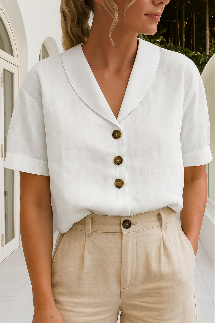 Frida | Women's T-Shirt with Buttons