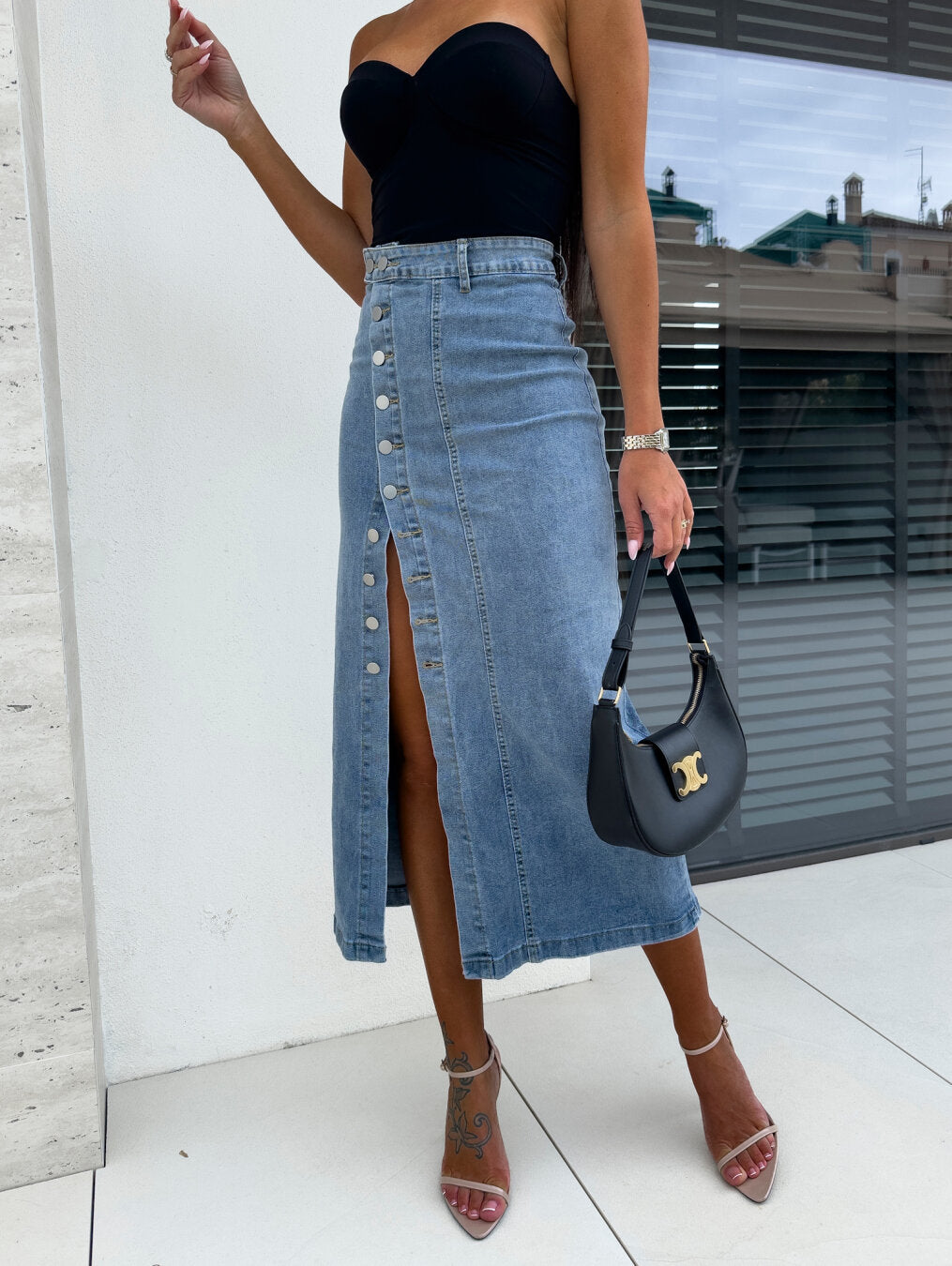 Chiara | Women's Stylish, Figure-Hugging Skirt with Pockets