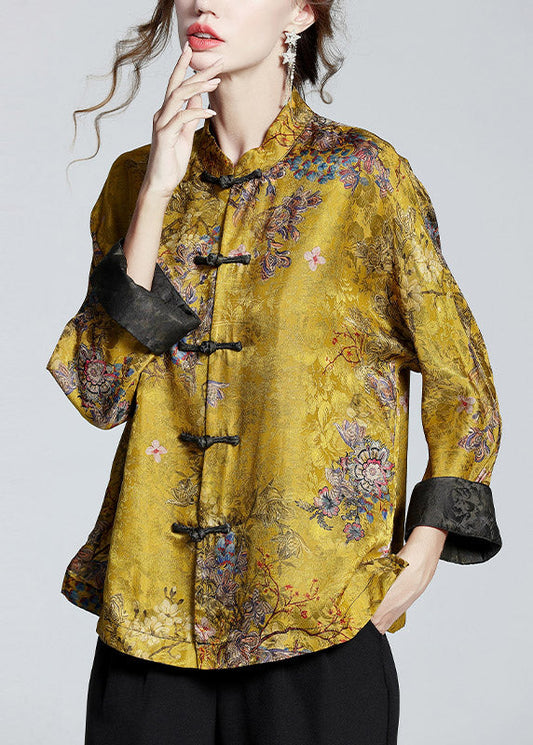 Mei™ - Chinese-Style Stand Collar Coat