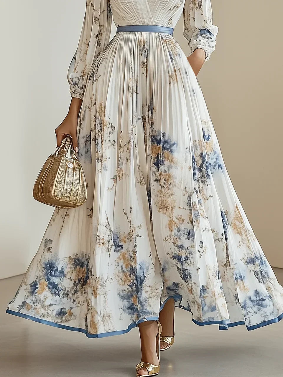 Vicki™ - Timeless Floral Elegant Dress