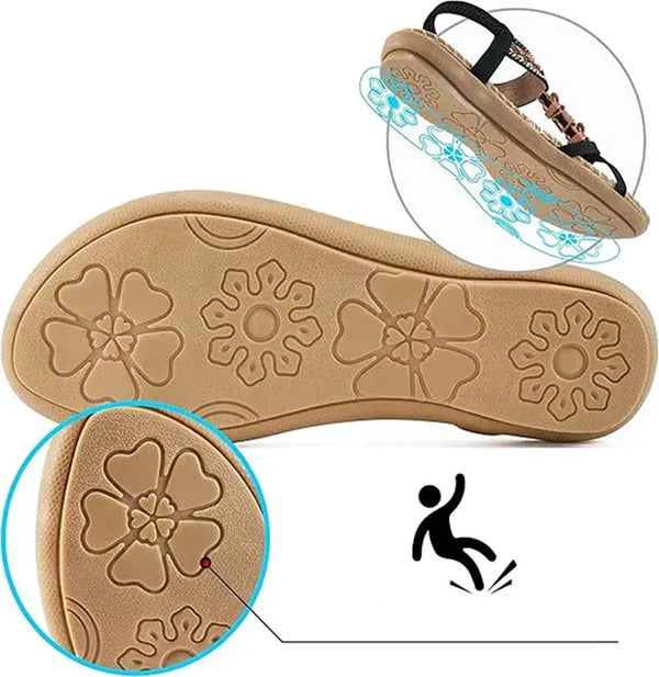 Colella™ - Elegant Orthopedic Flower Sandals
