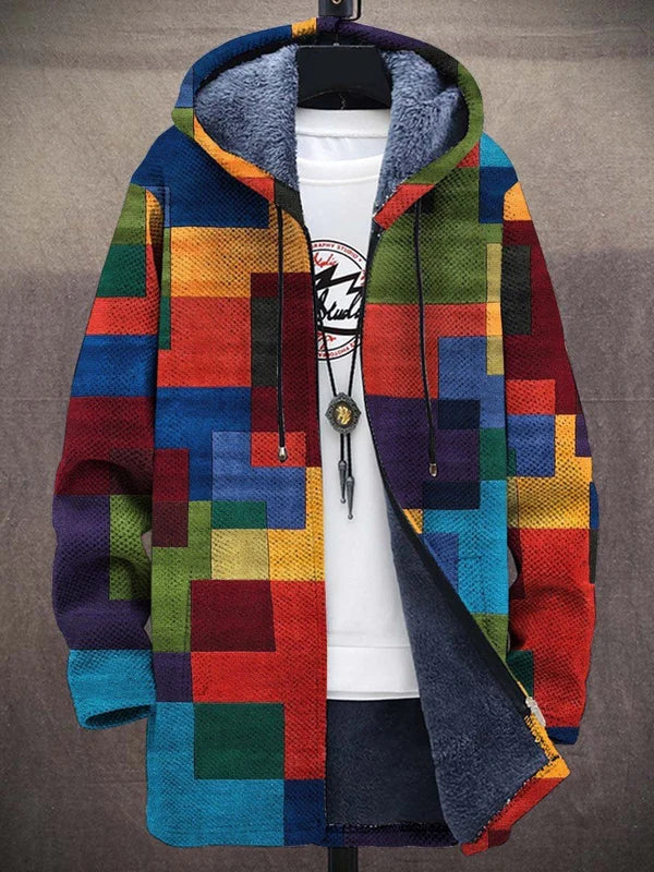 Delilah | Oversized Cardigan with Artistic Inspiration and Zipper