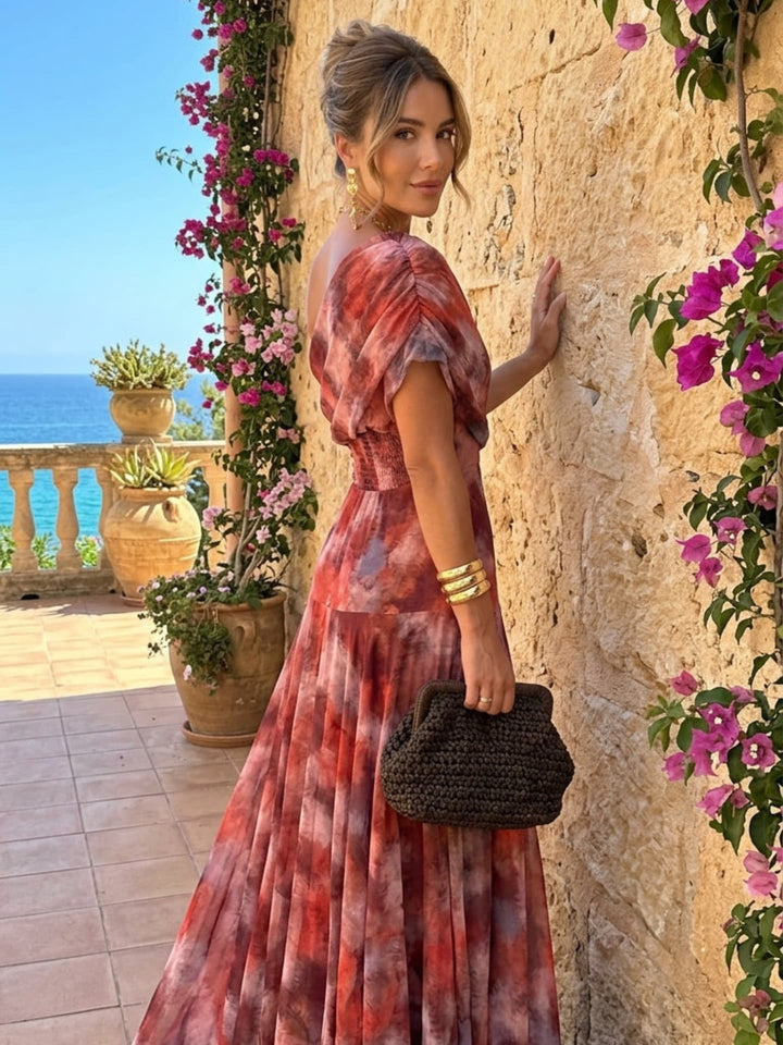 Women's One-Shoulder Maxi Dress