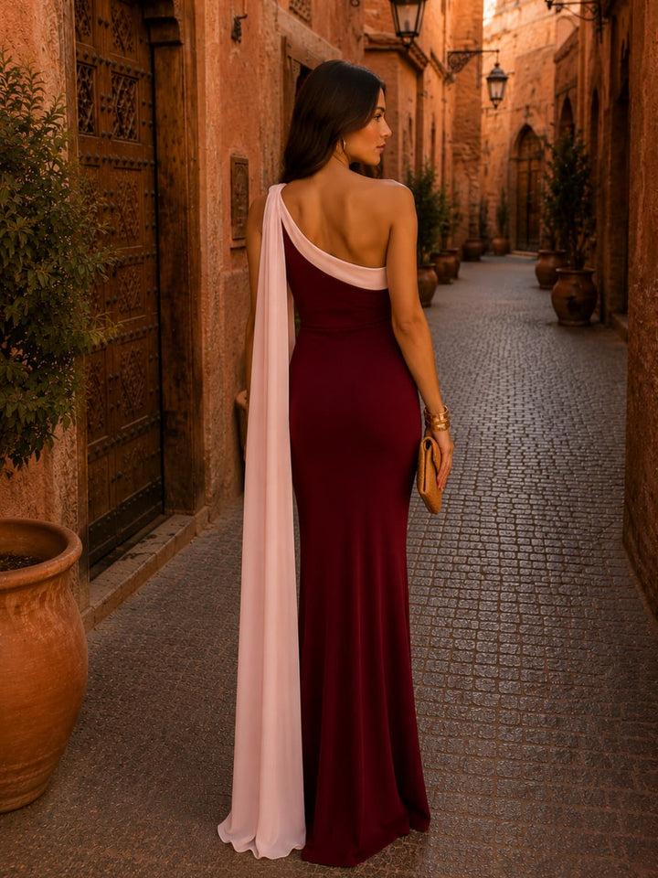 Vivian | Women's One-Shoulder Maxi Dress