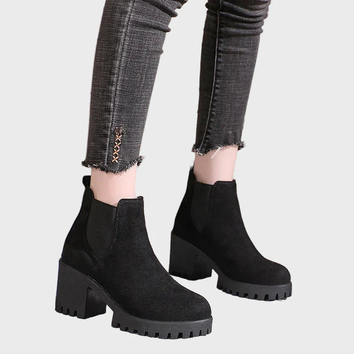 Marley | Women's Block Heel Short Boots