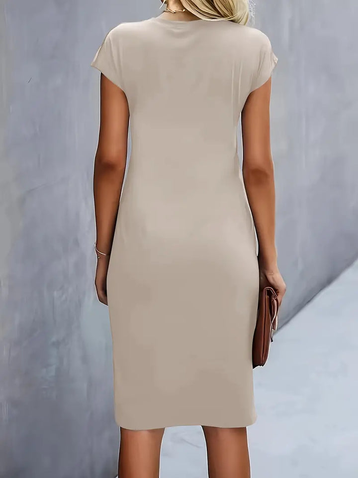 Katrien – Elegant Midi Dress with a Flattering Fit