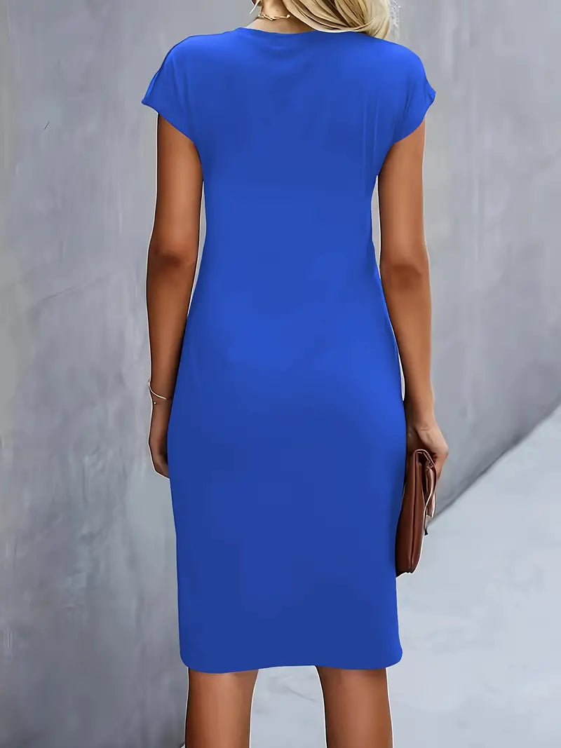 Katrien – Elegant Midi Dress with a Flattering Fit