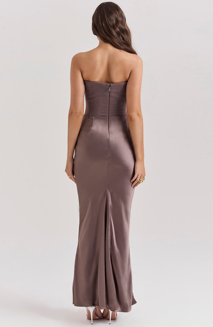 Hera | Women's Mini Elegant Retro Solid Color Strapless Party Dress