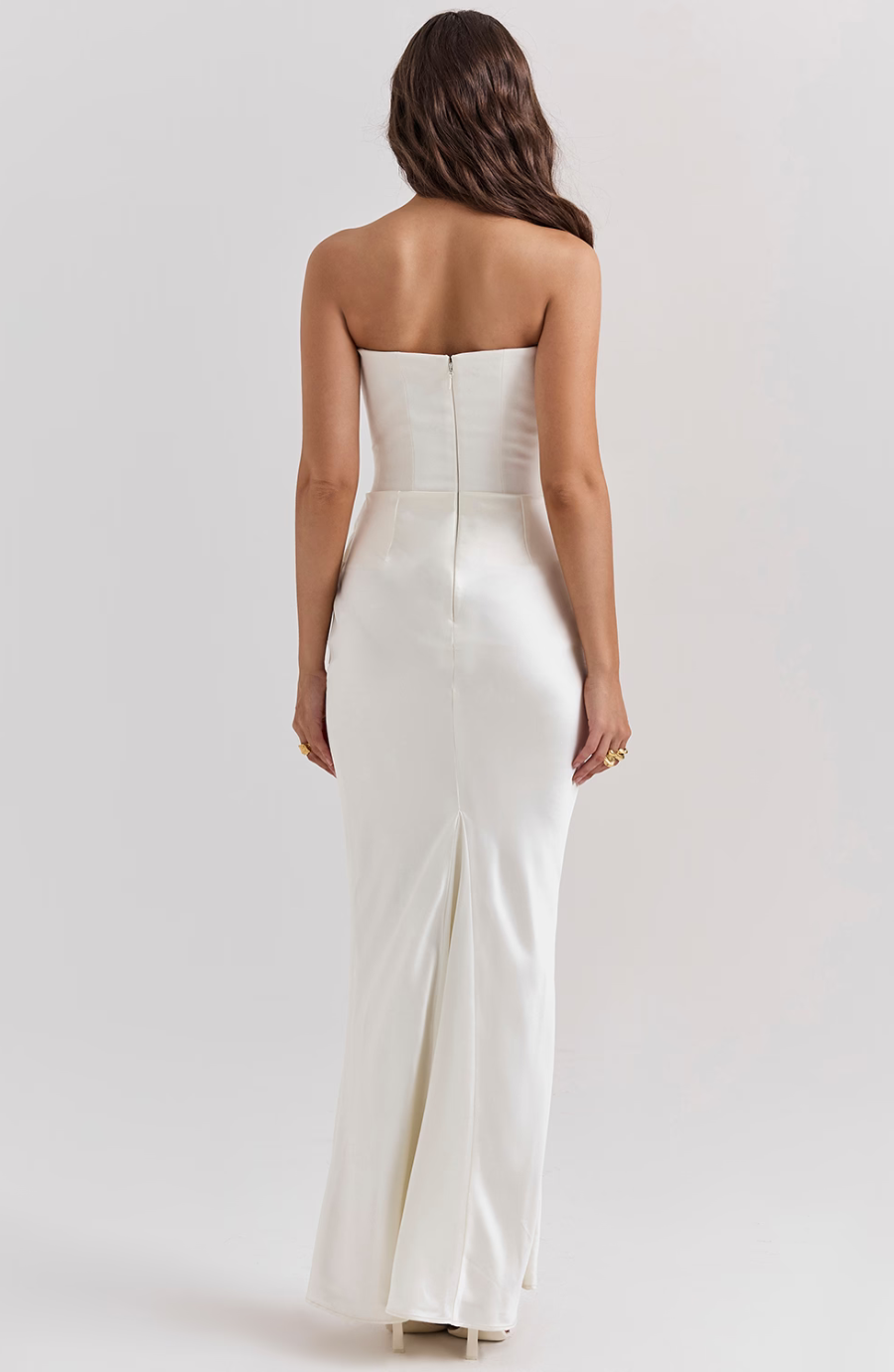 Hera | Women's Mini Elegant Retro Solid Color Strapless Party Dress