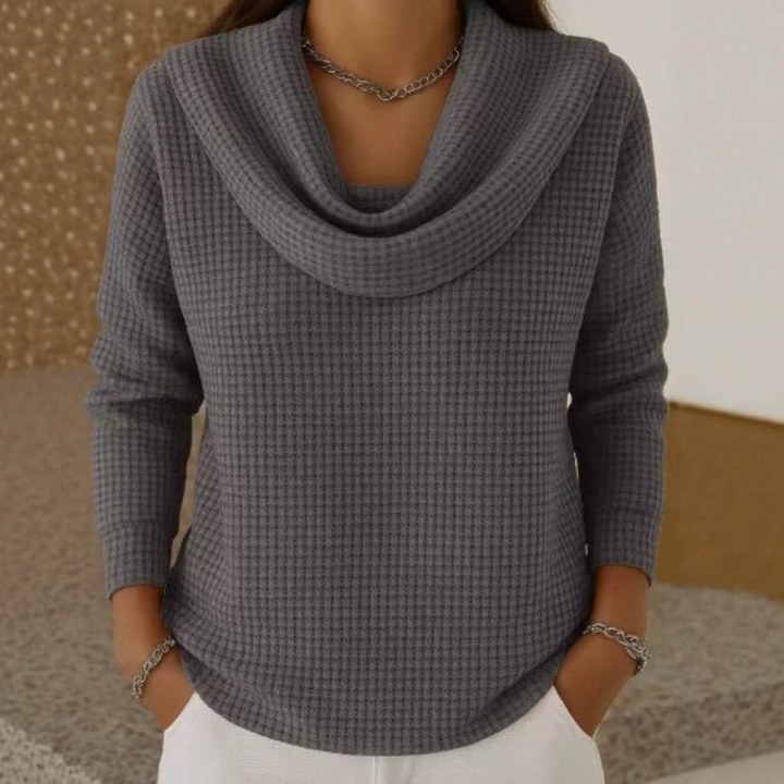 Amber™ – Warm Waffle Sweater