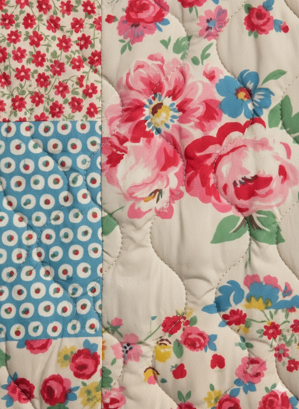 Women's Vintage Patchwork Floral Quilted Jacket