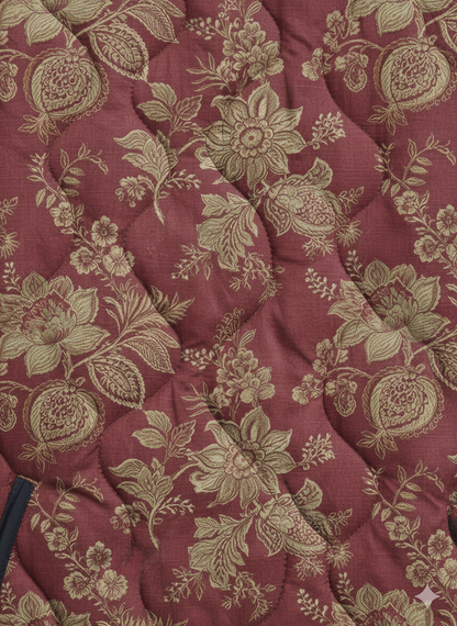 Women's Vintage Baroque Floral Quilted Jacket