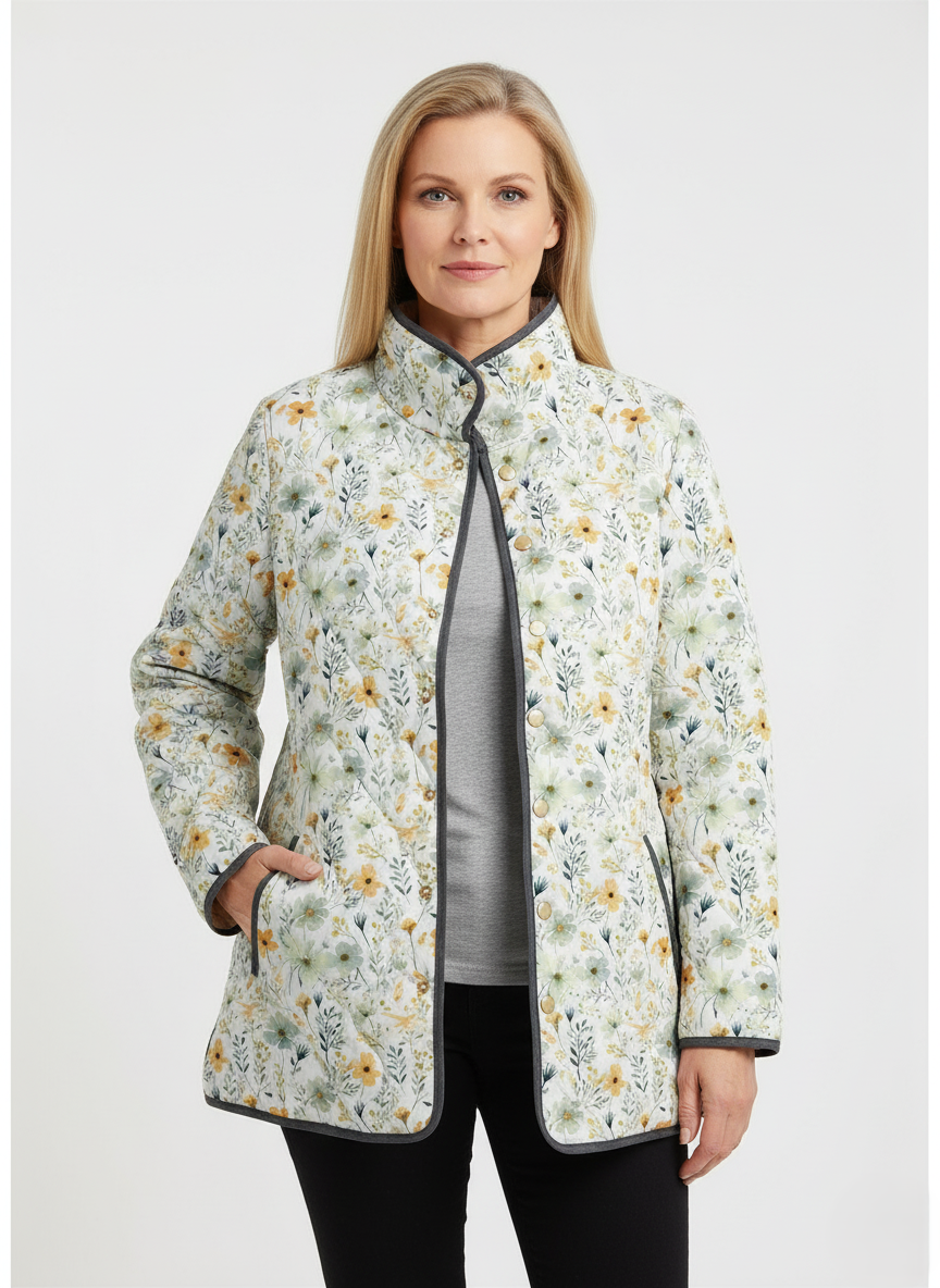Women's Spring Blossom Quilted Jacket