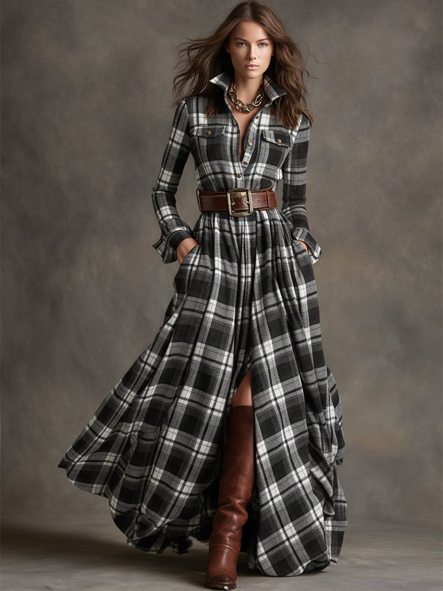 Evelyn | Women's Classic, Elegant Shirt Dress with Belt