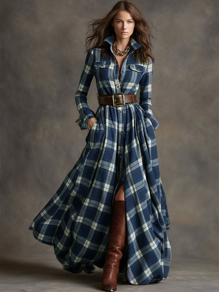 Evelyn | Women's Classic, Elegant Shirt Dress with Belt
