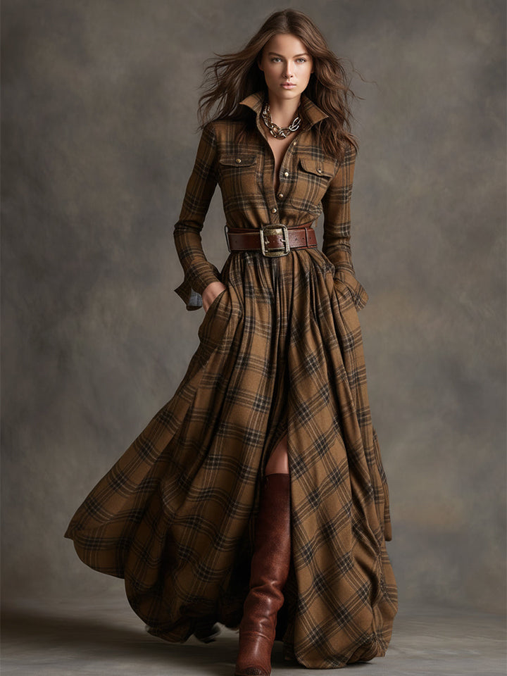 Evelyn | Women's Classic, Elegant Shirt Dress with Belt