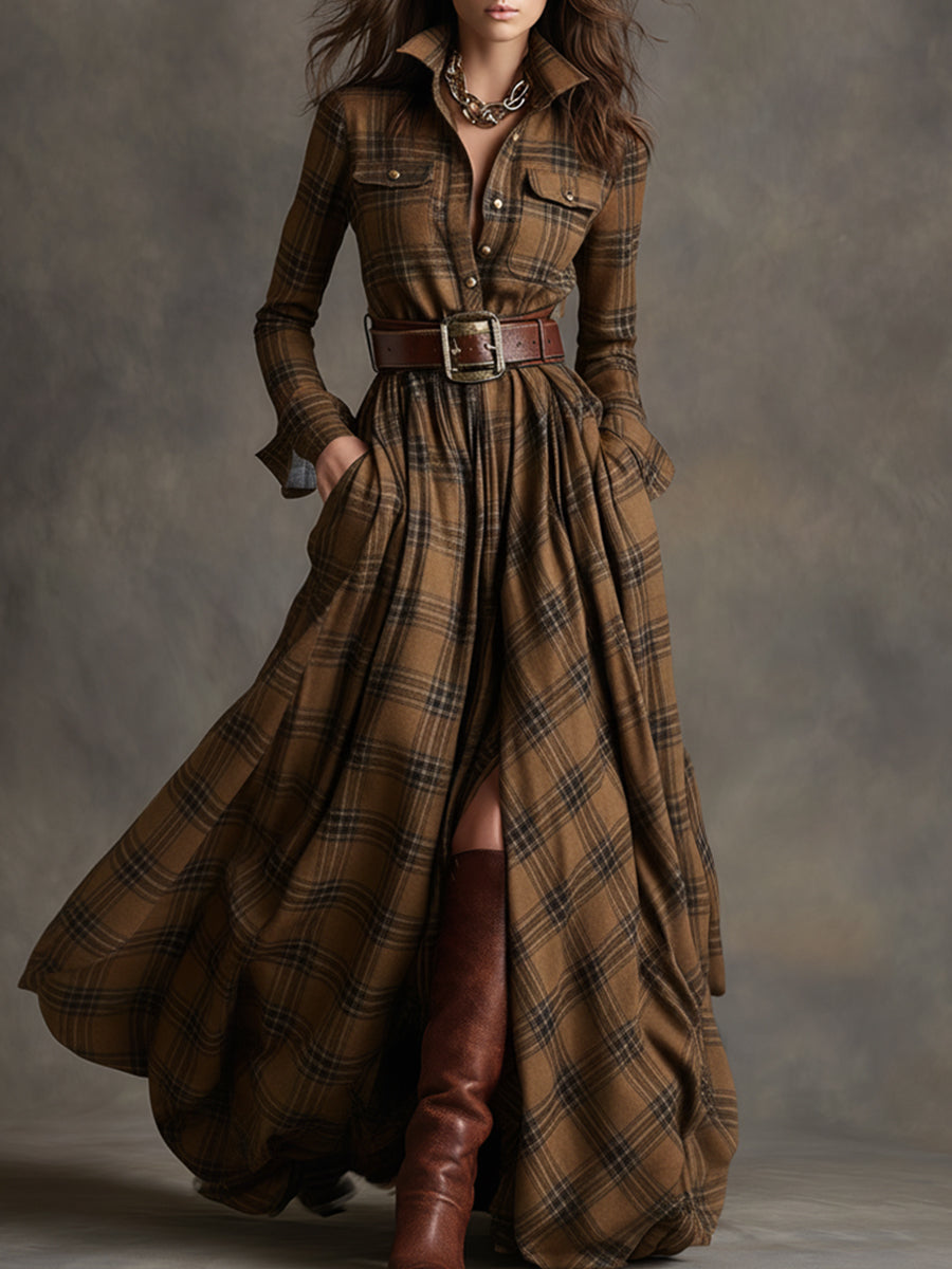 Evelyn | Women's Classic, Elegant Shirt Dress with Belt