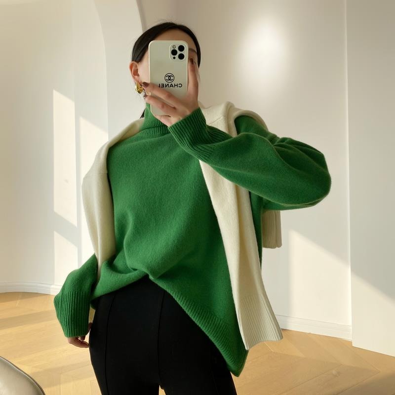 Women's Long Sleeve Turtleneck Sweater