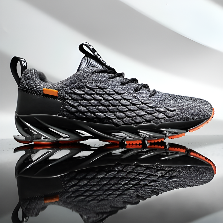 Men's Running Sneakers with Lace-Up Closure