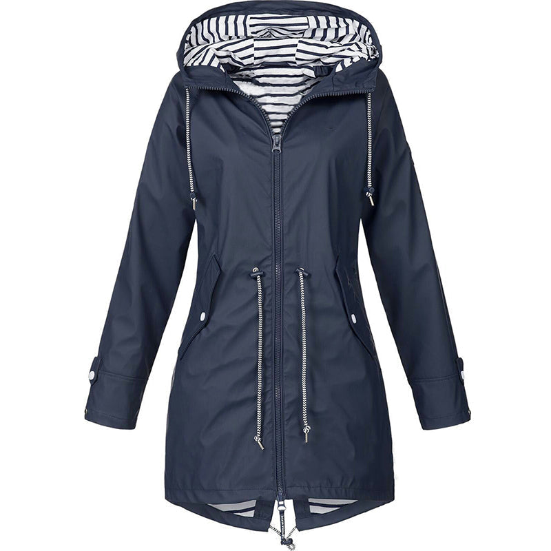 Fleur | Women's Hooded Jacket with Drawstring