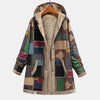 Autumn | Earthy Patchwork Cozy Hooded Jacket