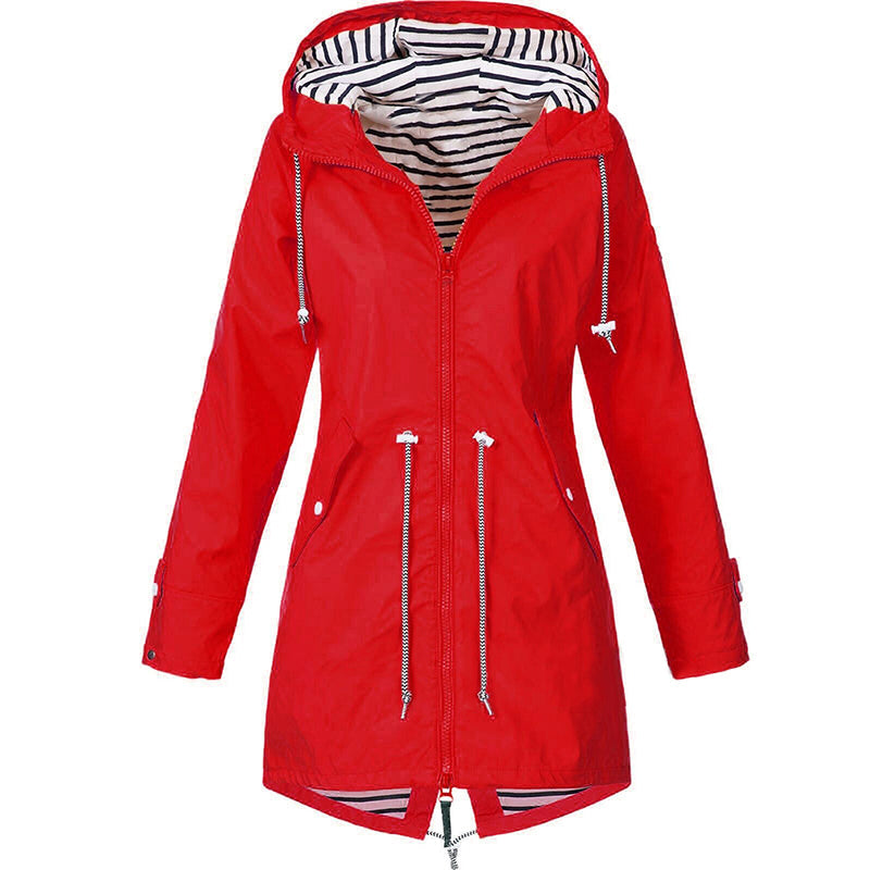 Fleur | Women's Hooded Jacket with Drawstring