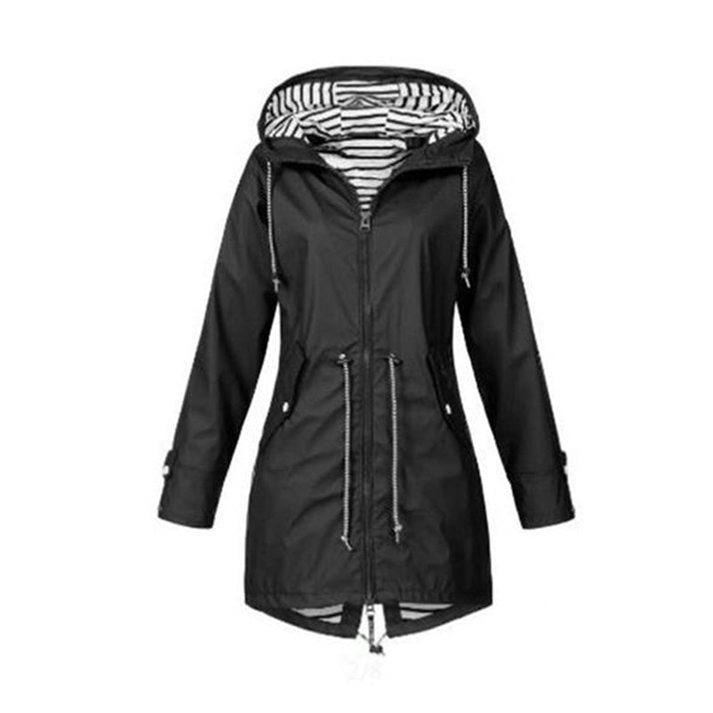 Fleur | Women's Hooded Jacket with Drawstring
