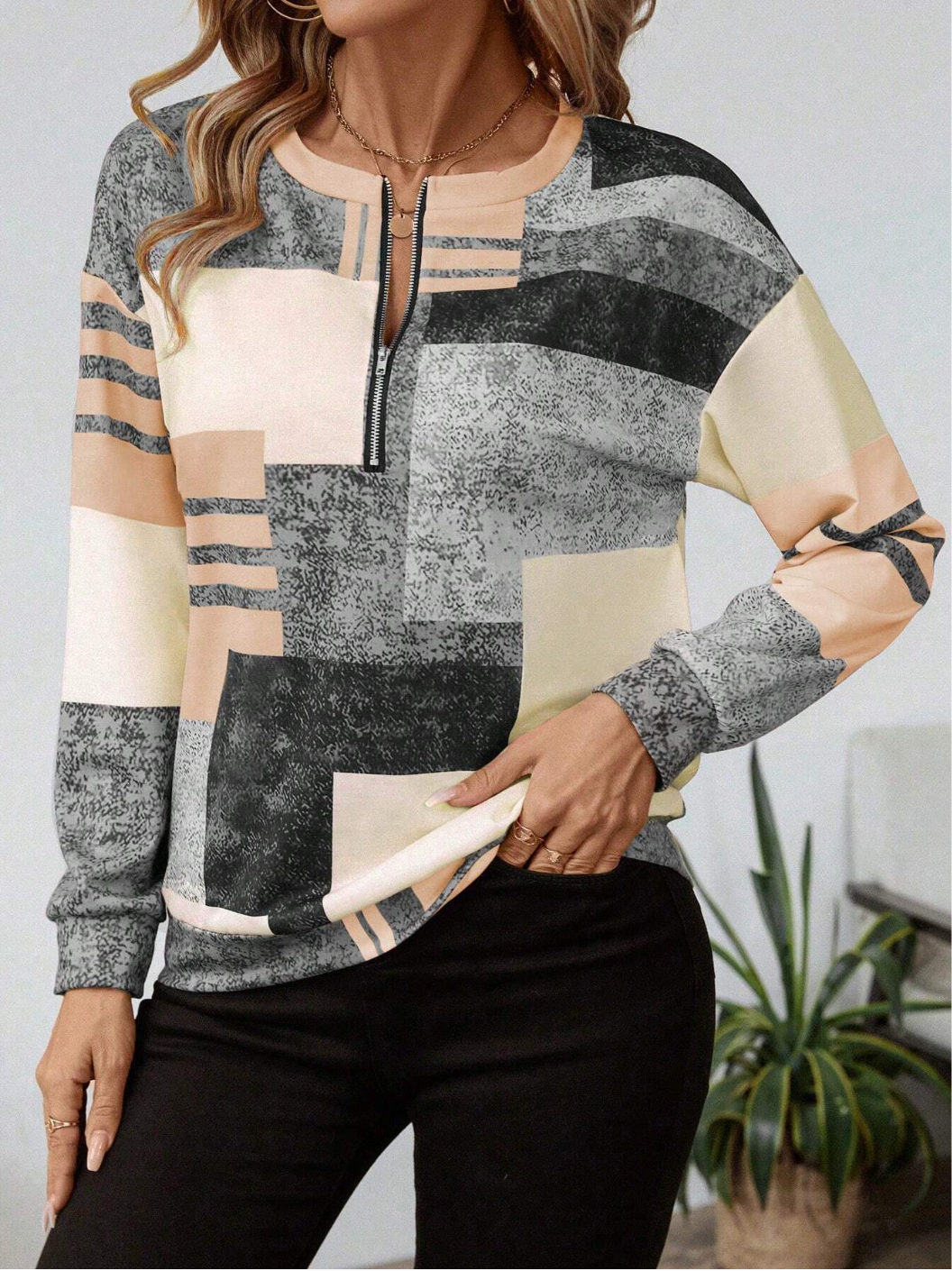 Kaimana™ - Chic Vintage-Inspired Sweatshirt