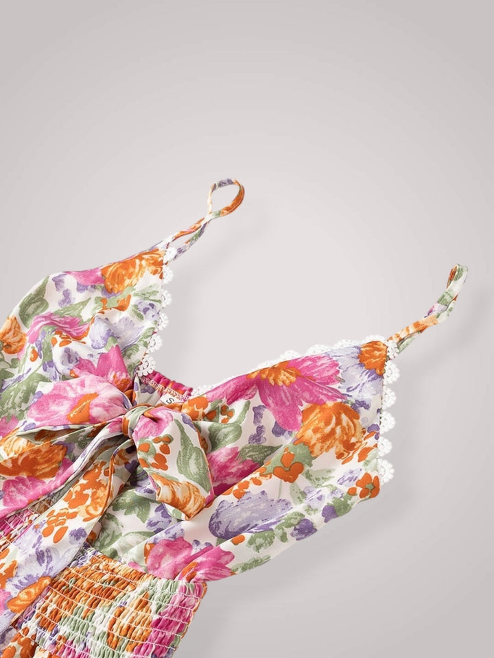 Rosie | Women's Mini Floral Dress with Ruffle Hem