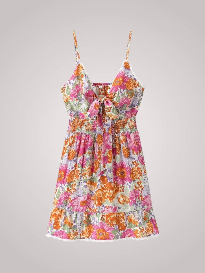 Rosie | Women's Mini Floral Dress with Ruffle Hem