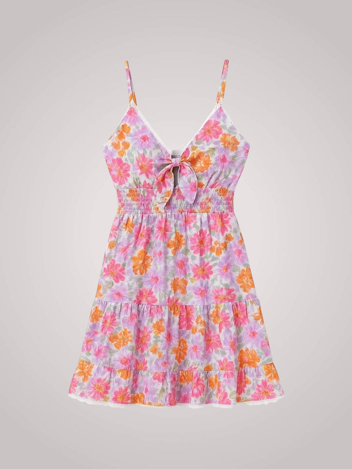 Rosie | Women's Mini Floral Dress with Ruffle Hem