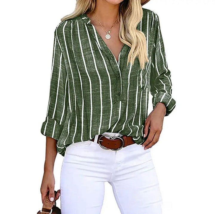 Giana™ | Striped Casual Blouse