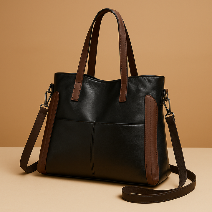 Indigo Classic Leather Handbag