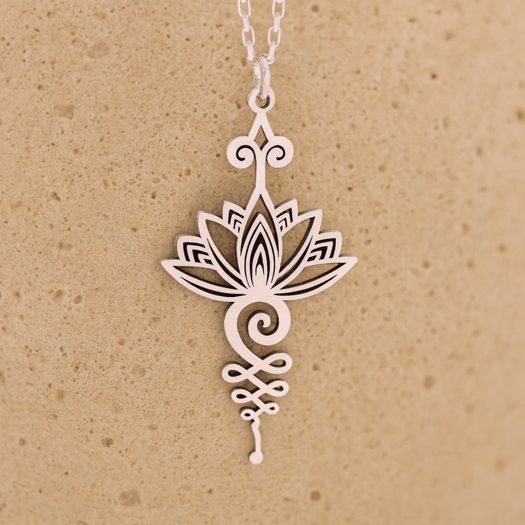 Posira™ Unalome Lotus Pendulum Pendant