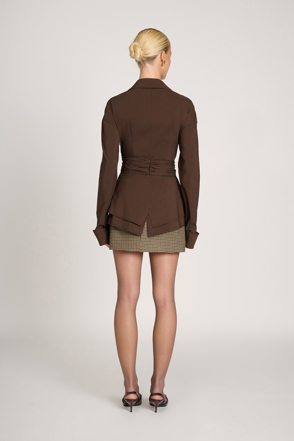 Freya | Women's Tailored Wrap Shirt with Buttons