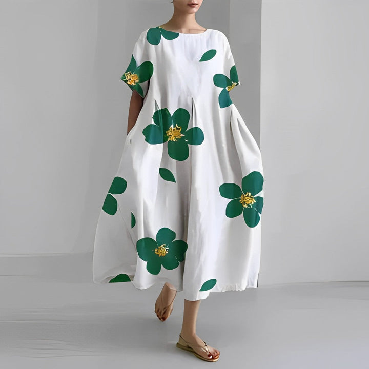 Daisy | Women's Floral Retro Big Swing Loose Maxi Dress
