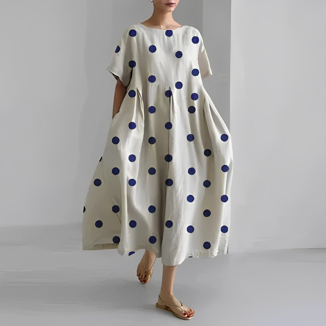 White Polka / 4XL