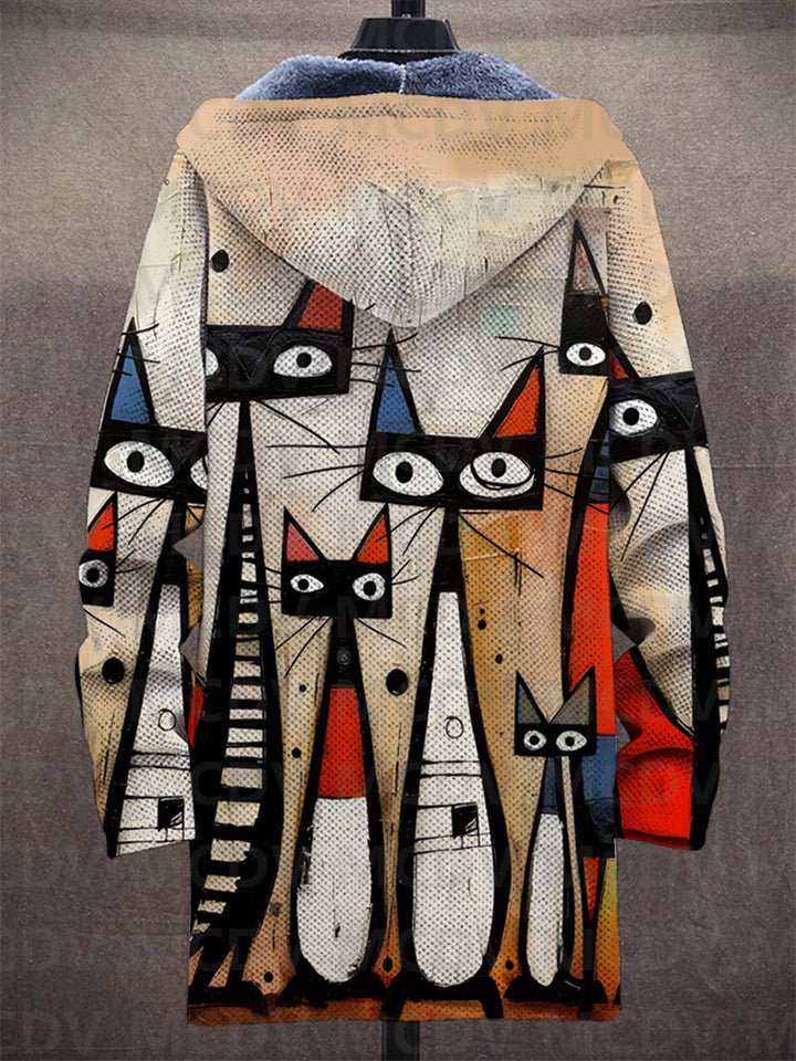 Lowanna | Oversized Cardigan with Artistic Inspiration