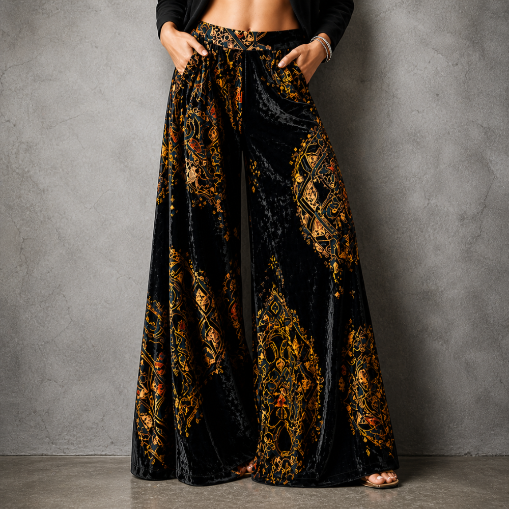Maude - Coastal Boho™ Relaxed Wide-Leg Pants