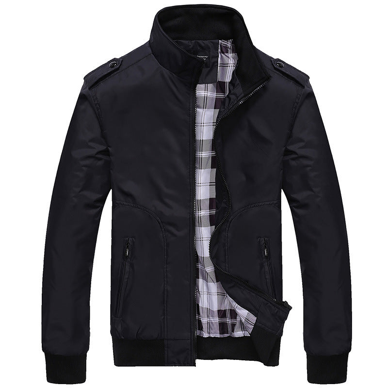Men's Long Sleeve Jacket with Pockets