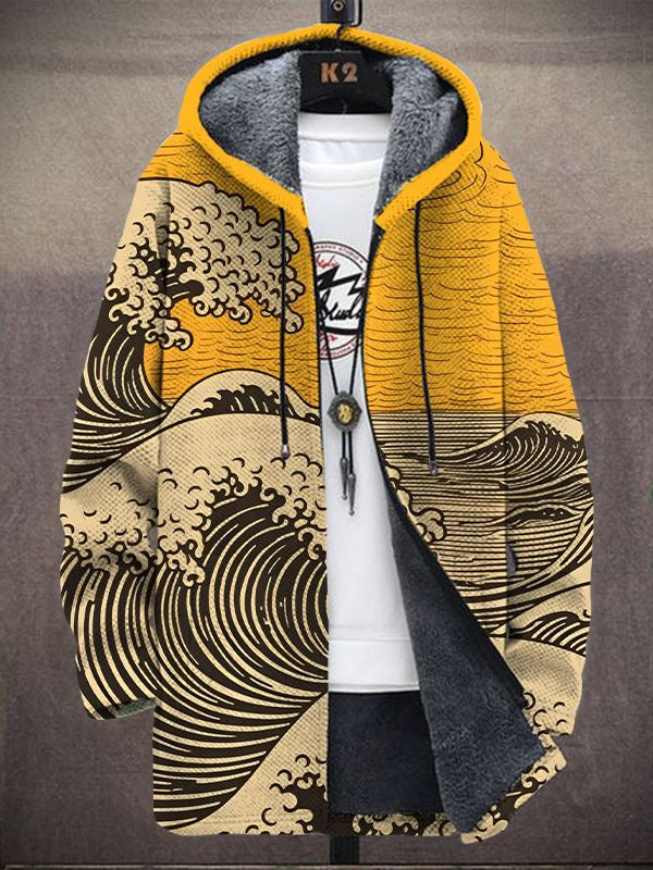 BEVERLY | ELEGANT ART-INFUSED CARDIGAN