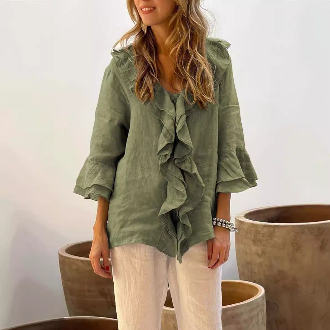 Cherry™ | Stylish Ruffled Blouse
