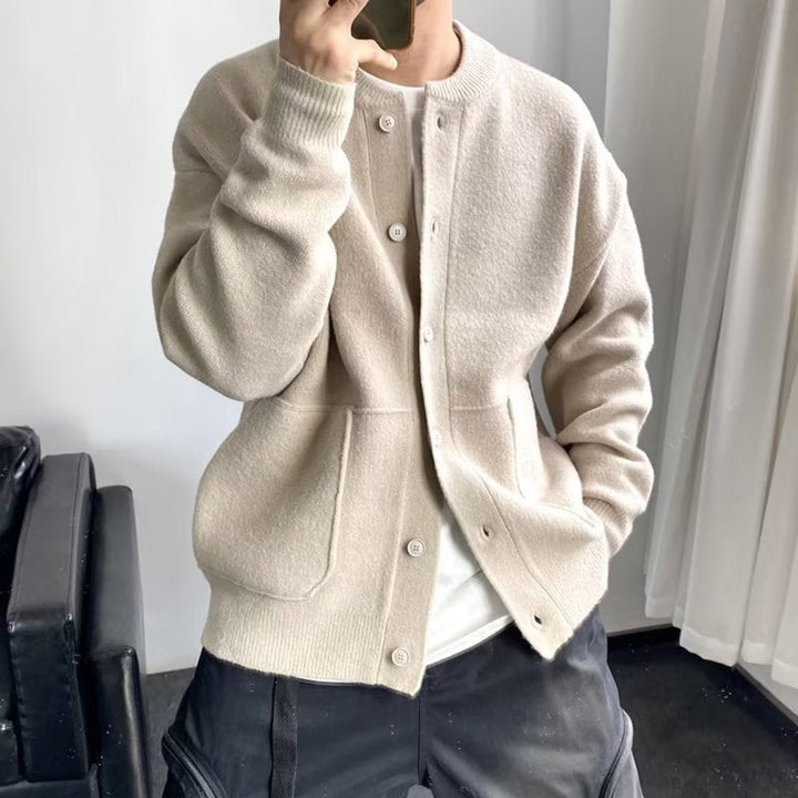 Harry | Men's Relaxed Elegant Soft Pull Cardigan with Buttons