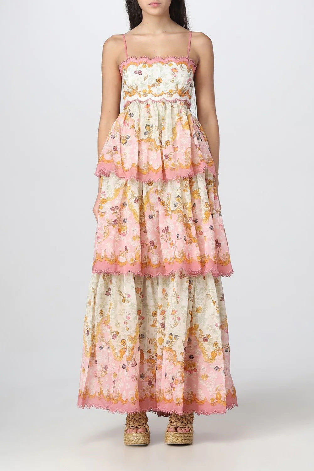 Women's Sleeveless Floral Maxi Dress