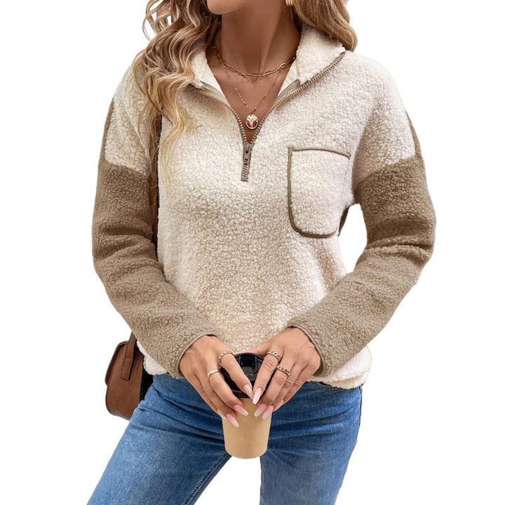 Women's Long Sleeve Pullover with Pockets